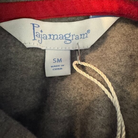 NWT Pajamagram Women's Red and Gray "Loved" Hooded Sweatshirt Top Size Small - Picture 7 of 8